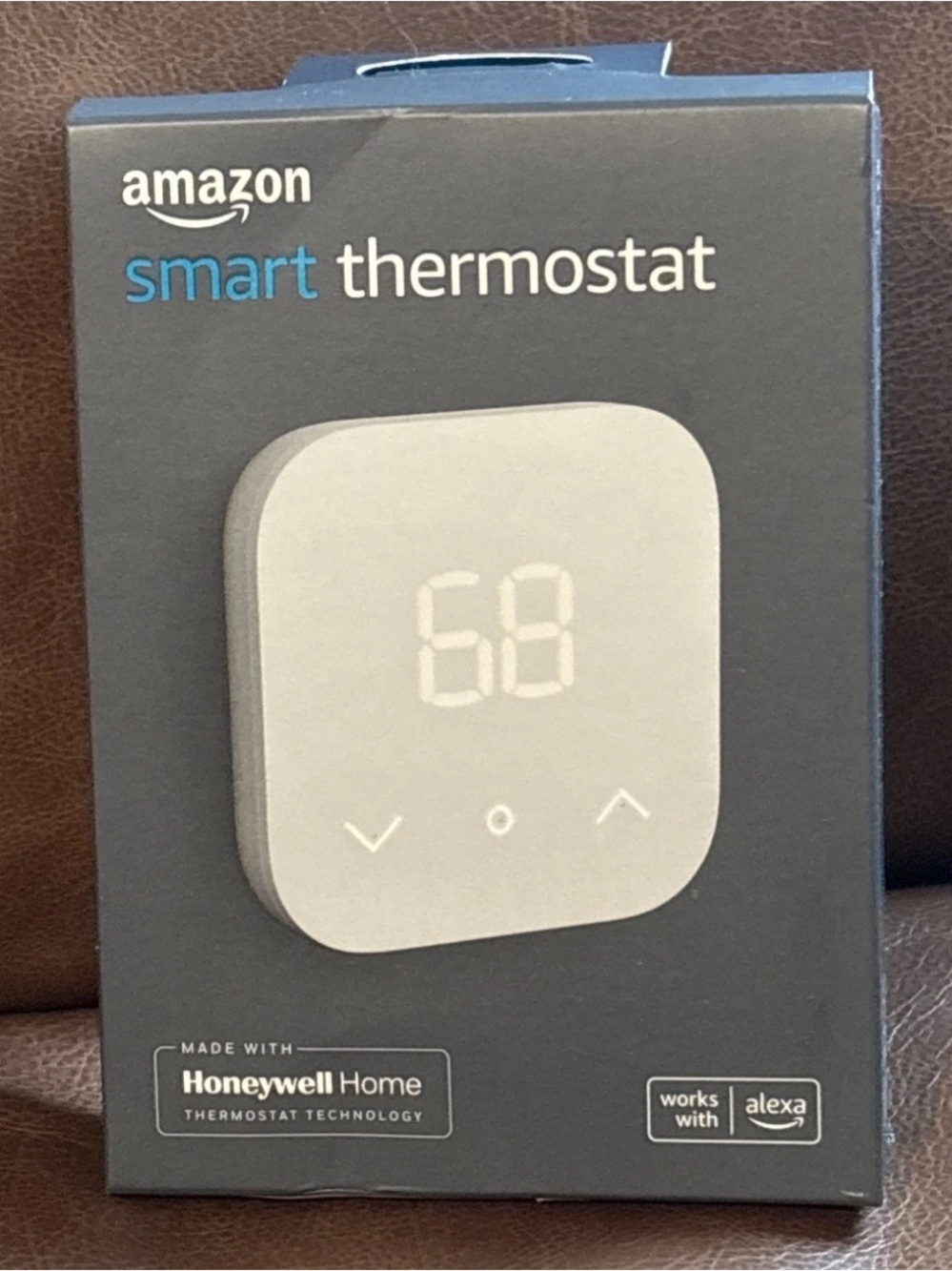 Amazon Smart Thermostat. Works with Alexa. Made with Honeywell House technology